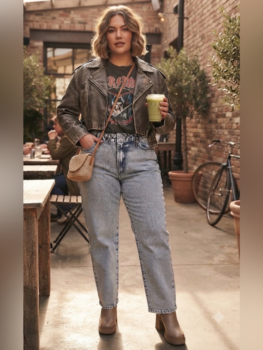 🆕 Denver Hayes - Light Blue High Rise Straight Crop Jeans